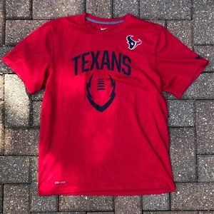 Mens Nike Texans tshirt- Drifit Sz M